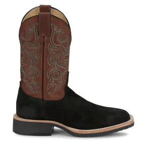 Alamo 11 Inch Roughout Square Toe Cowboy Boots