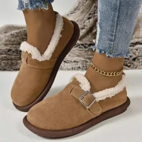 ALBERTA™ PLUSH ROUND TOE SLIP-ON ORTHOPEDIC SHOES