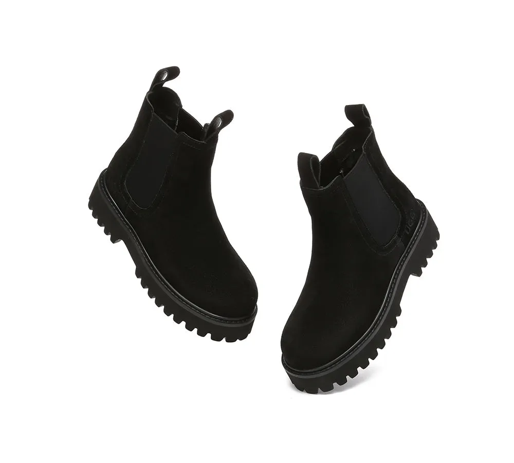 AUSTRALIAN SHEPHERD® UGG Boots Chelsea Block Heel Chana