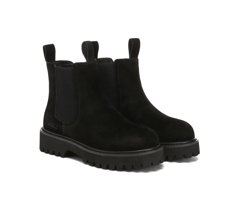 AUSTRALIAN SHEPHERD® UGG Boots Chelsea Block Heel Chana