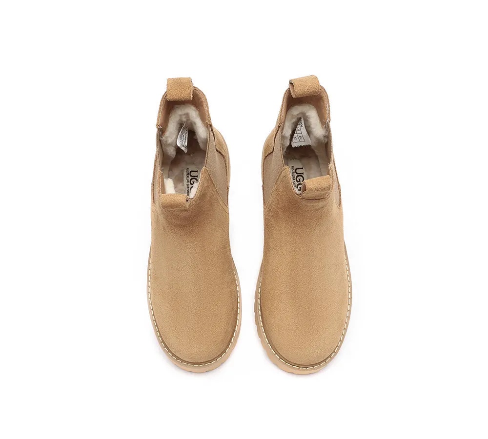 AUSTRALIAN SHEPHERD® UGG Boots Chelsea Block Heel Chana