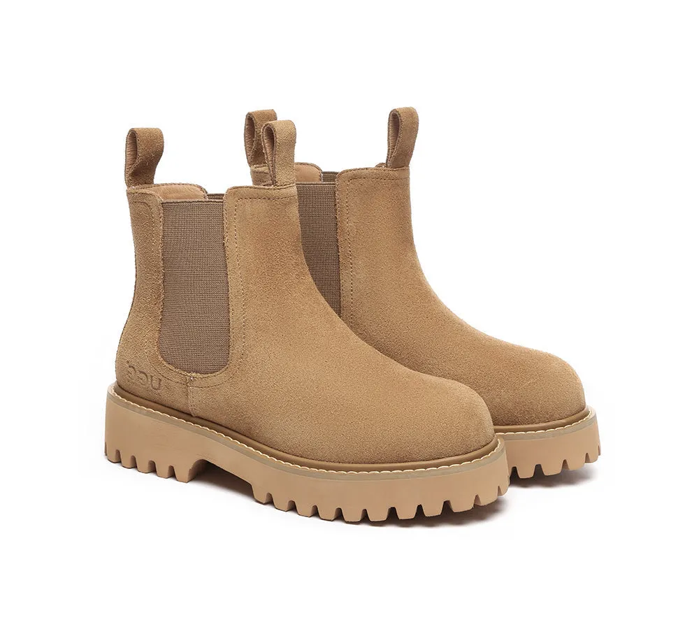 AUSTRALIAN SHEPHERD® UGG Boots Chelsea Block Heel Chana