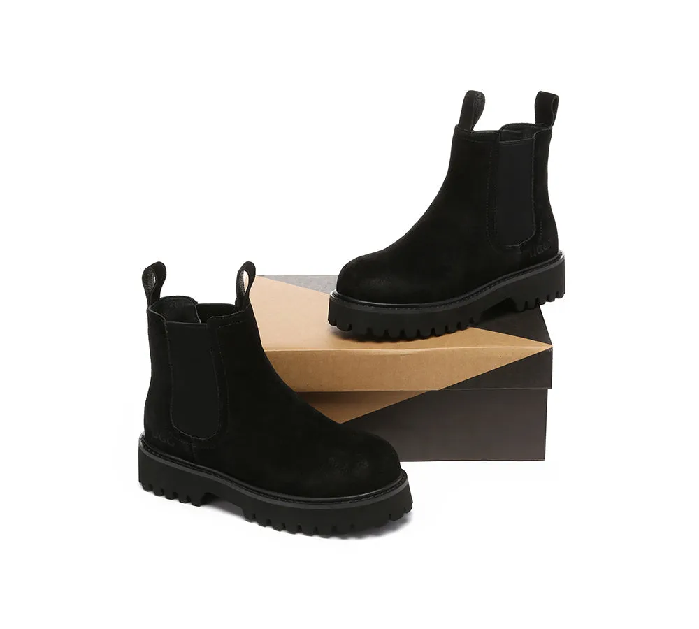 AUSTRALIAN SHEPHERD® UGG Boots Chelsea Block Heel Chana