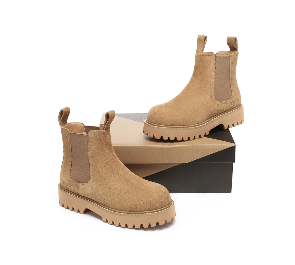 AUSTRALIAN SHEPHERD® UGG Boots Chelsea Block Heel Chana