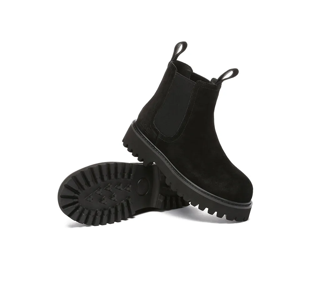 AUSTRALIAN SHEPHERD® UGG Boots Chelsea Block Heel Chana