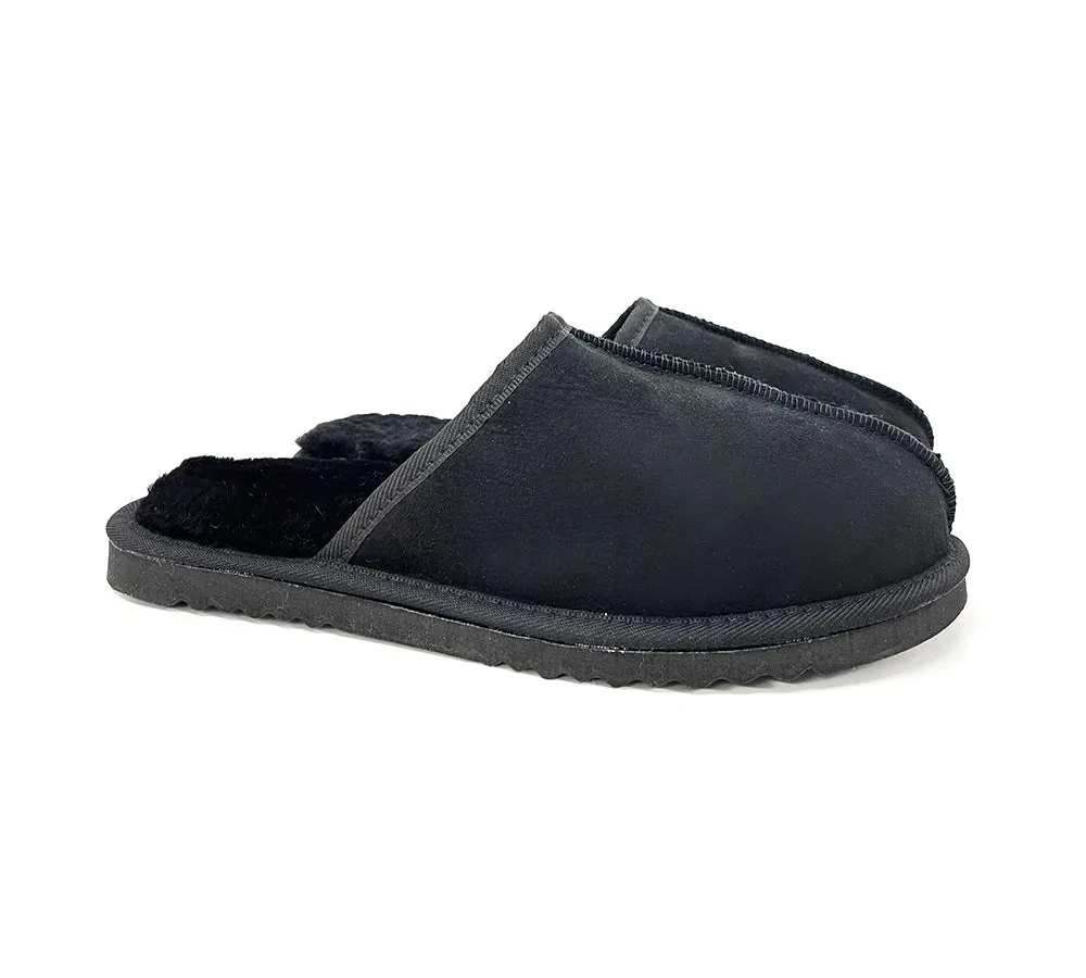 AUSTRALIAN SHEPHERD® UGG Slippers Australian Made Sheepskin Wool 2 Pieces Scuffs
