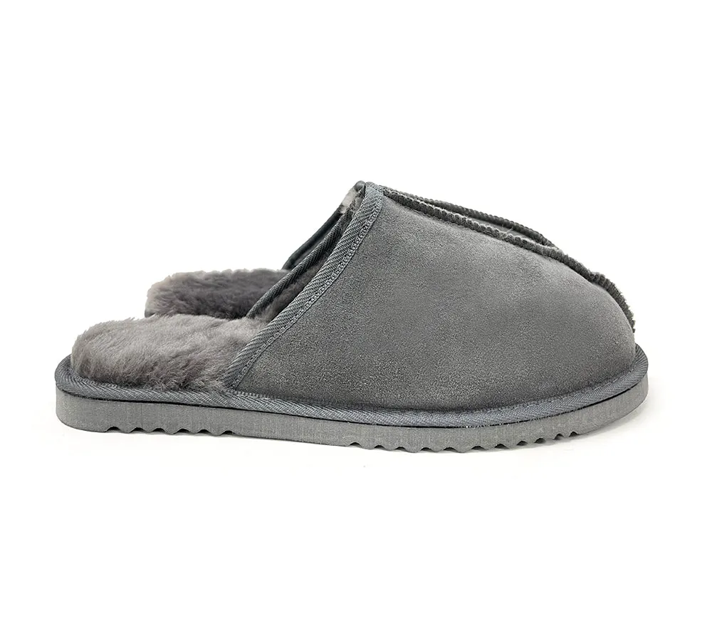 AUSTRALIAN SHEPHERD® UGG Slippers Australian Made Sheepskin Wool 2 Pieces Scuffs