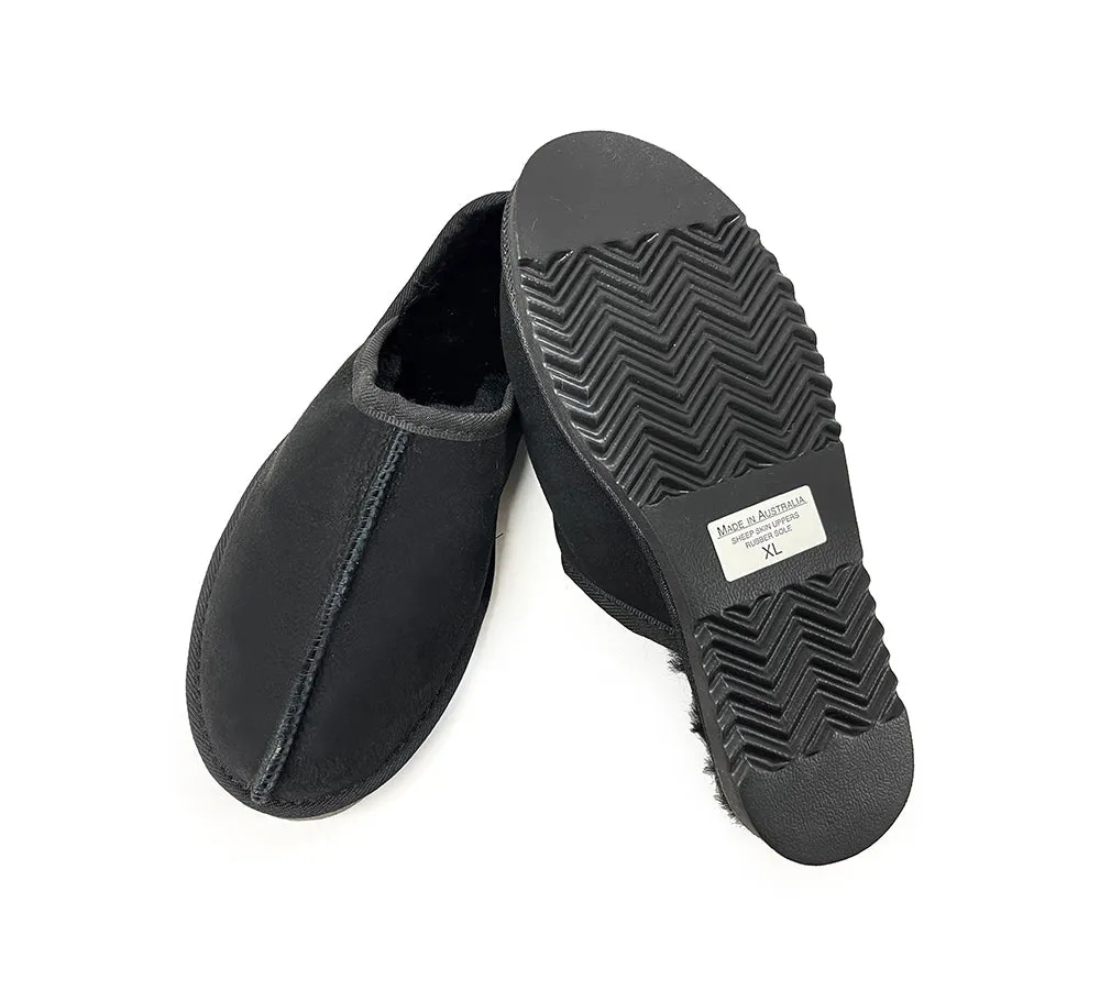 AUSTRALIAN SHEPHERD® UGG Slippers Australian Made Sheepskin Wool 2 Pieces Scuffs
