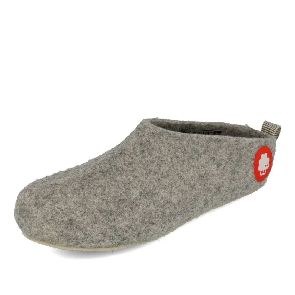 Baabuk Gus Filzpantoffel Slippers Light Grey
