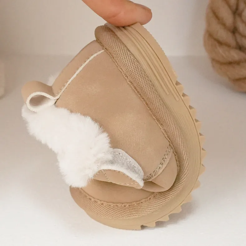 Baby Plush Snow Boots - Bunny