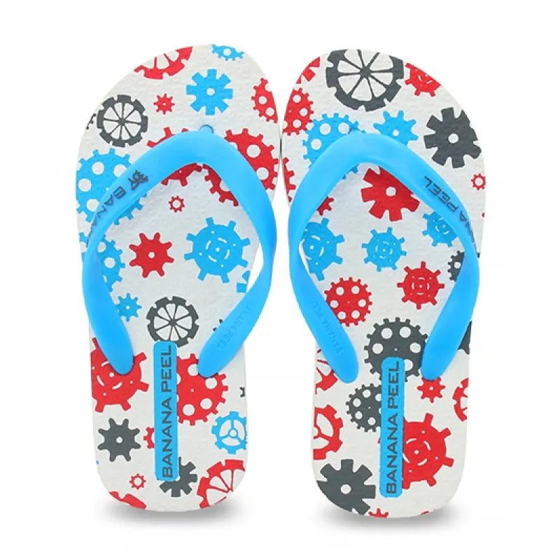 Banana Peel Boys Slippers Kids Glitchy Bots - Grinding Gears