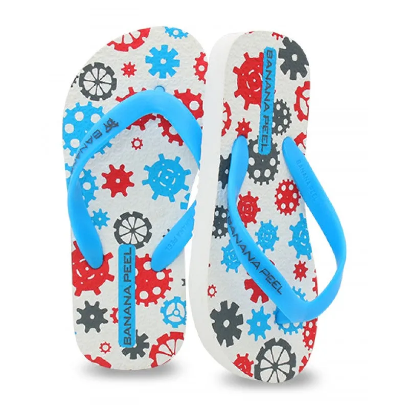 Banana Peel Boys Slippers Kids Glitchy Bots - Grinding Gears
