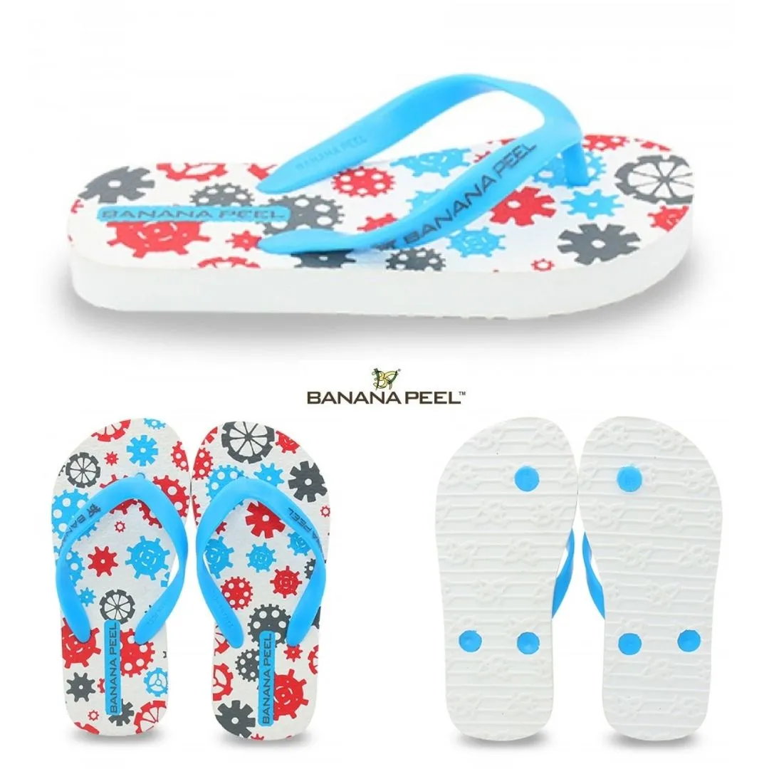 Banana Peel Boys Slippers Kids Glitchy Bots - Grinding Gears