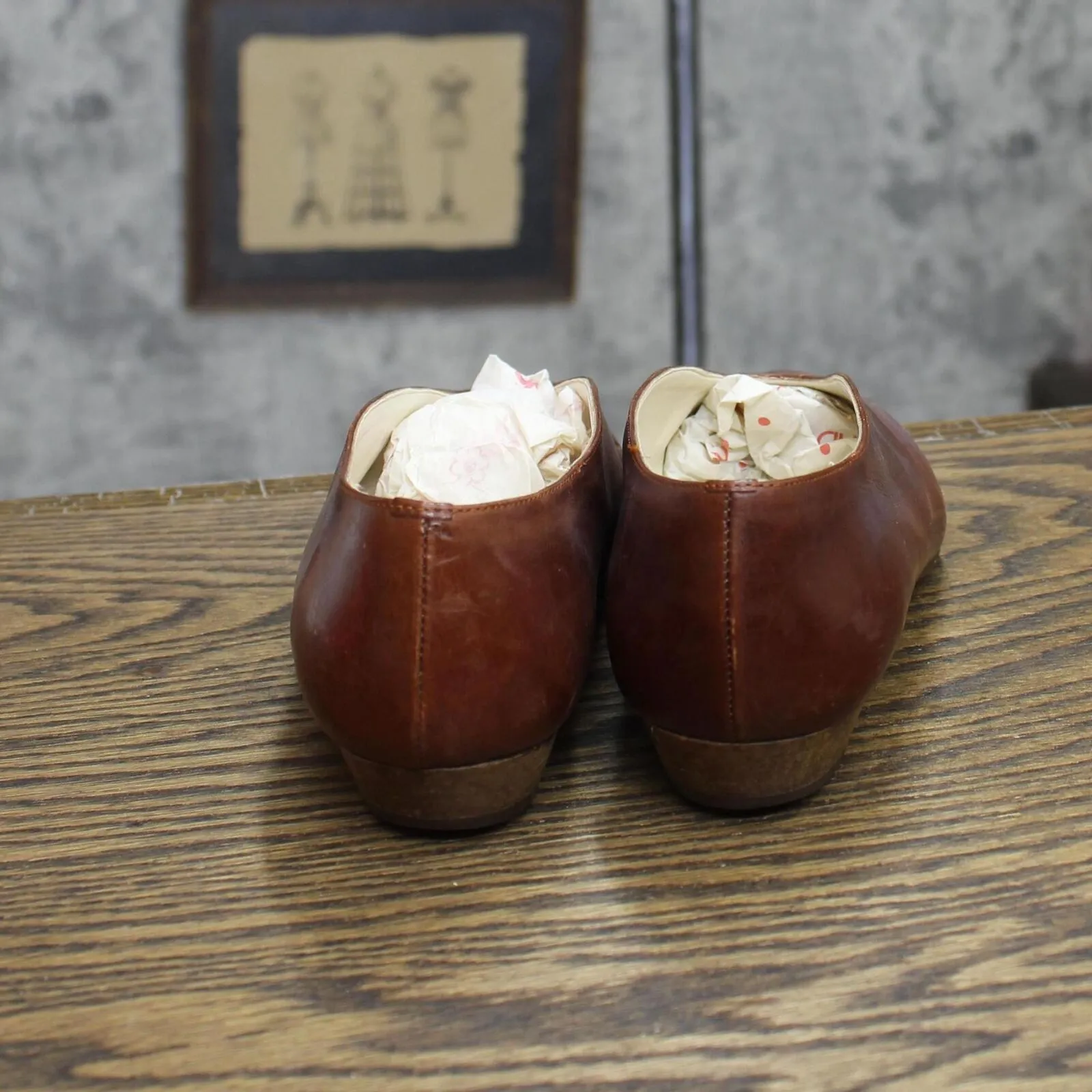 Bandolino Womens Vintage Pointed Toe Loafers 16741895225123 Tobacco Brown 5.5M