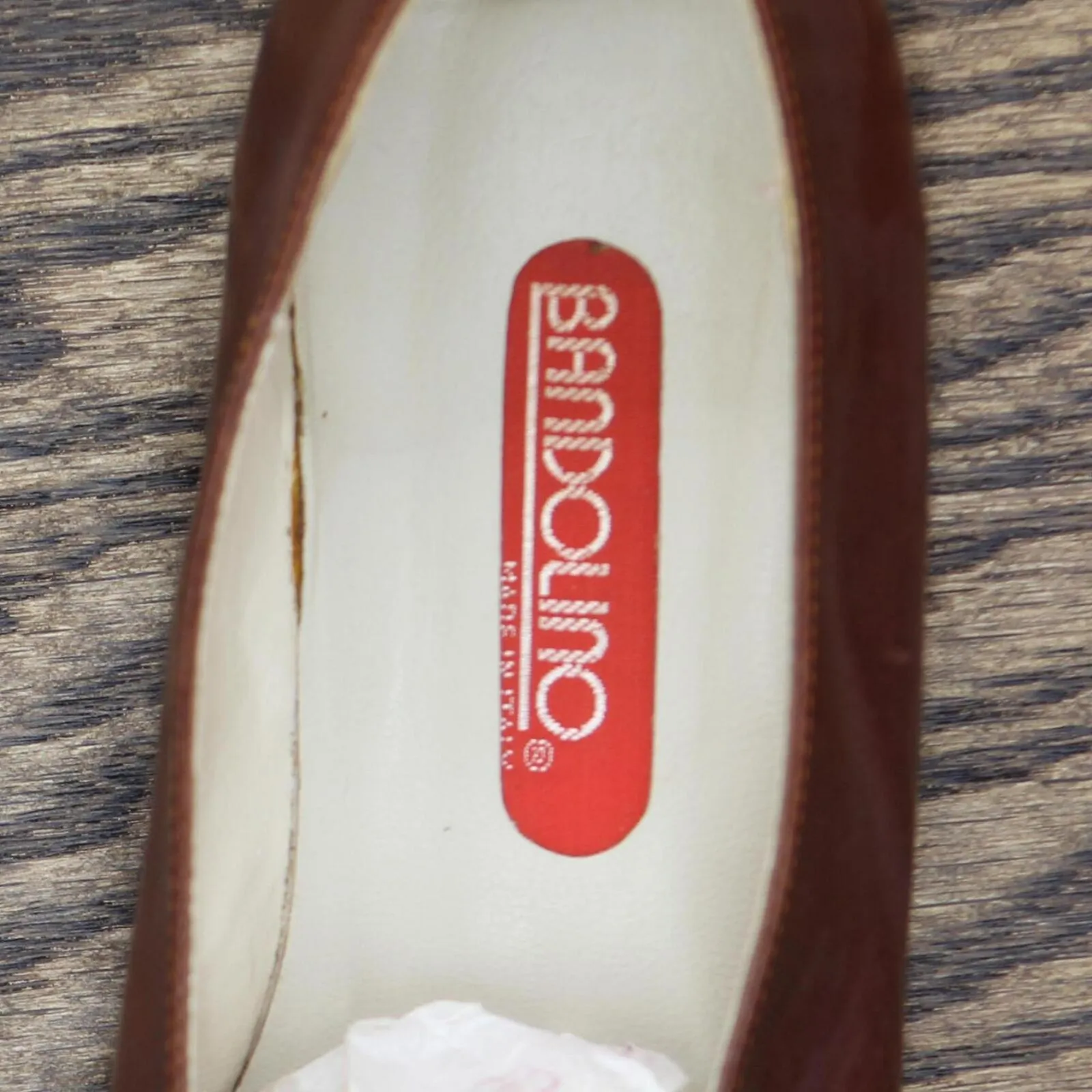 Bandolino Womens Vintage Pointed Toe Loafers 16741895225123 Tobacco Brown 5.5M