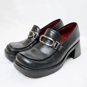 Black Platform Loafers (6.5 US)