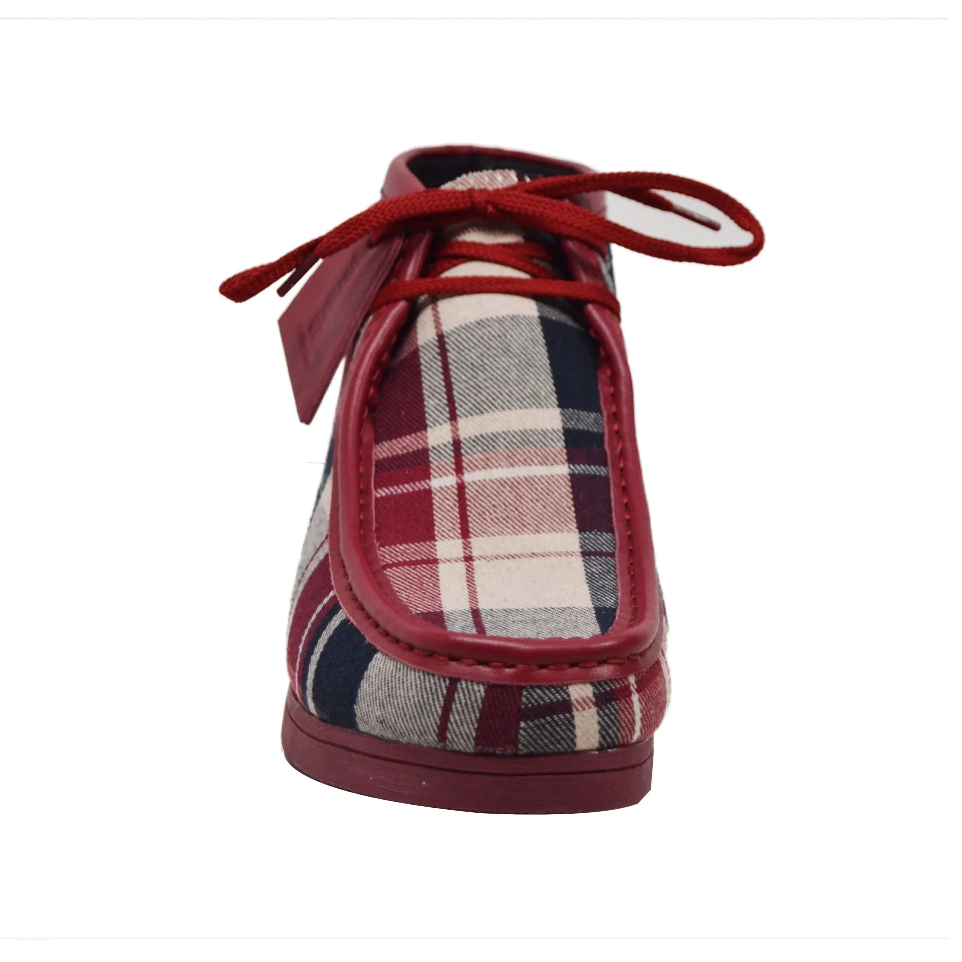 British Walkers New Castle 2 Wallabee Boots Men's Plaid Suede and Leather