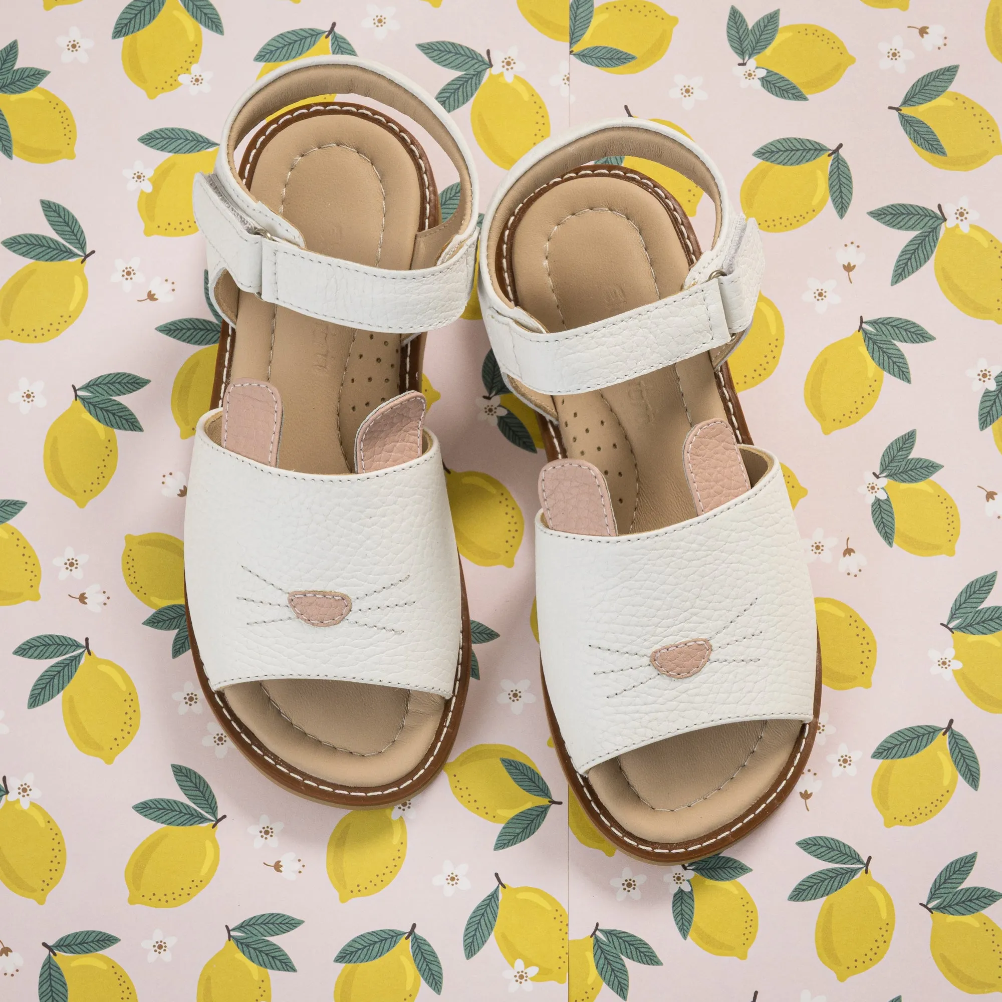 Bunny Sandal White