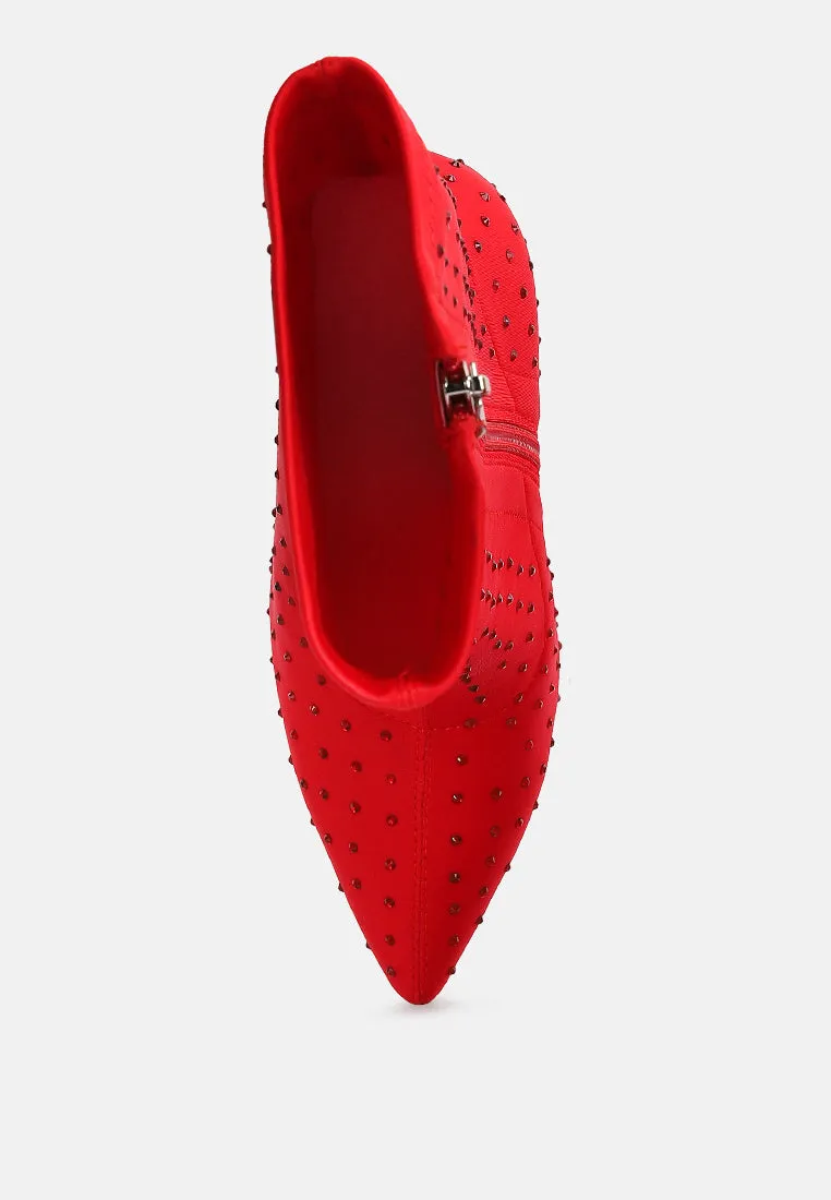 cheugy embellished ankle boots