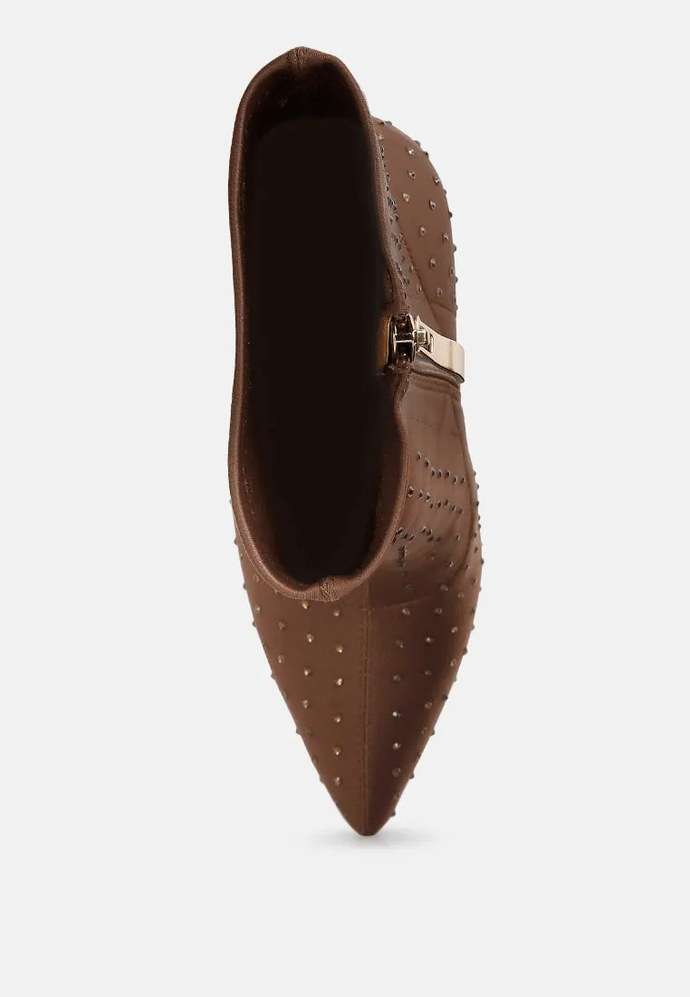 cheugy embellished ankle boots