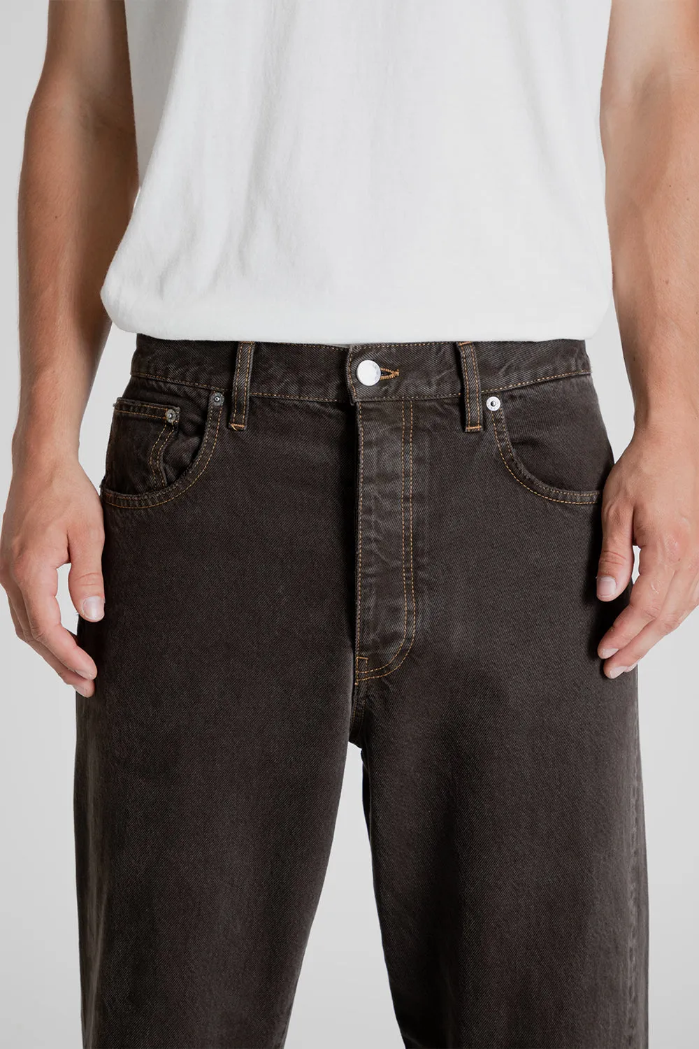 Denim Wide Twist - Vintage Brown