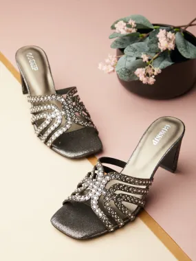 DIAMOND DROP HEELS