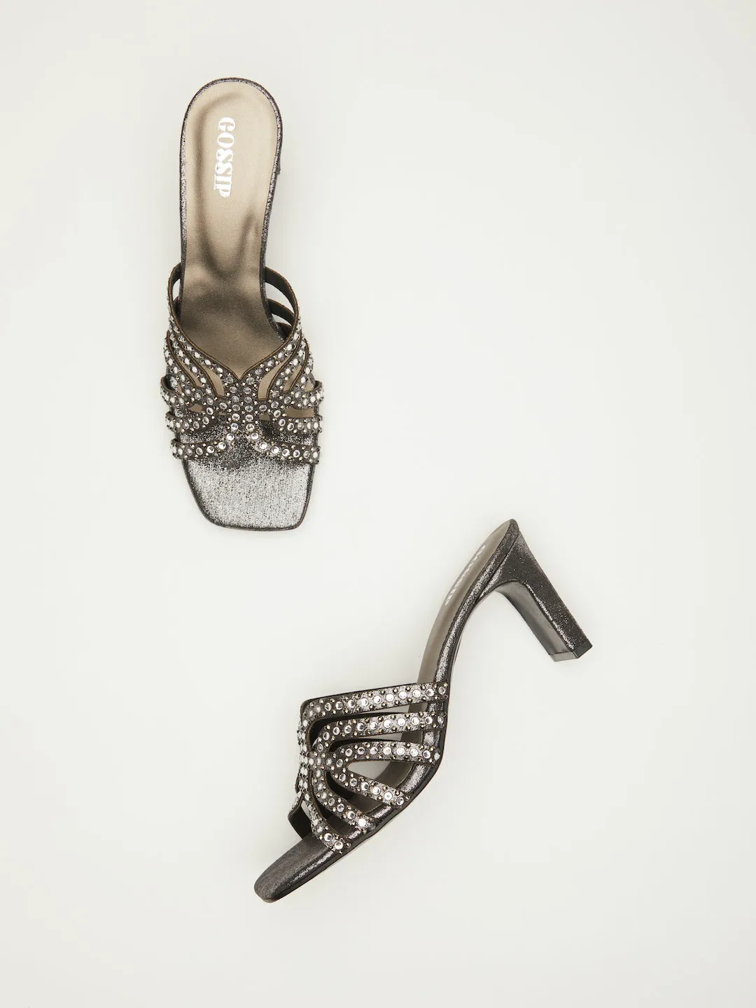DIAMOND DROP HEELS