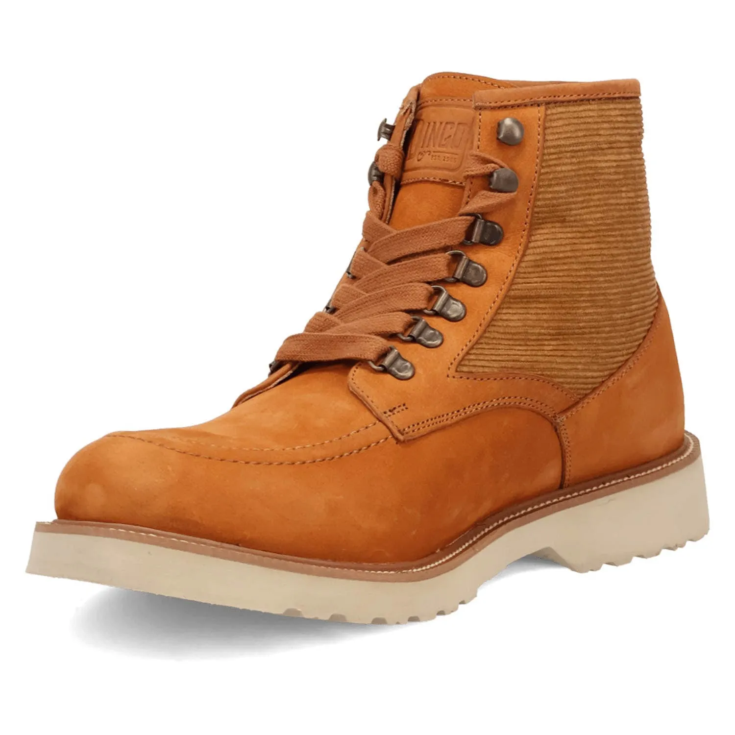 Dingo Mens Carlsbad Saddle Leather Ankle Boots