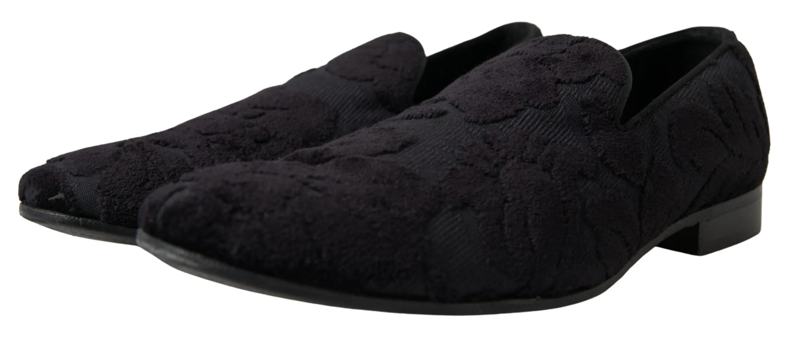 Dolce & Gabbana Exquisite Black Vintage Loafers for Herre