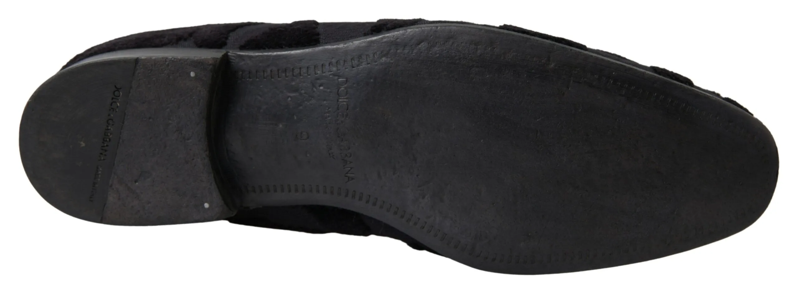 Dolce & Gabbana Exquisite Black Vintage Loafers for Herre