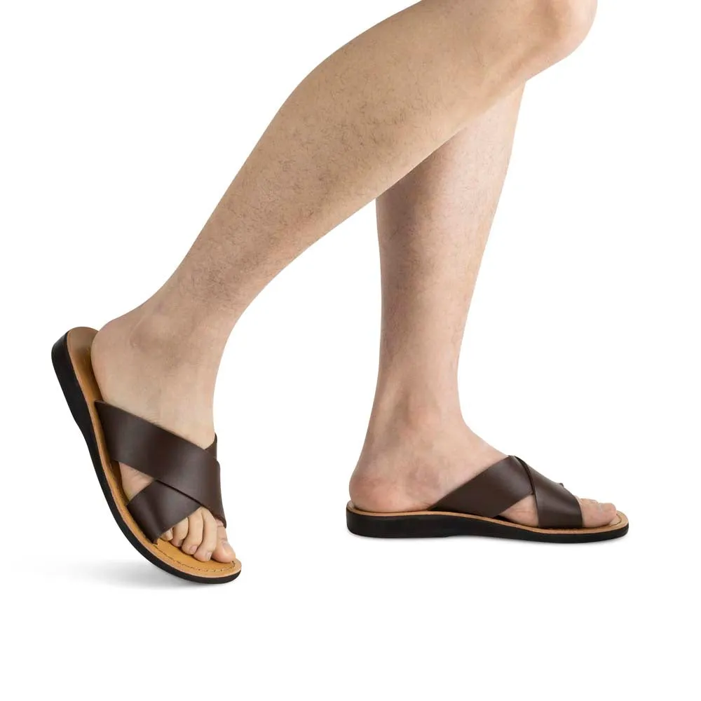 Elan Vegan - Leather Alternative Sandal | Brown