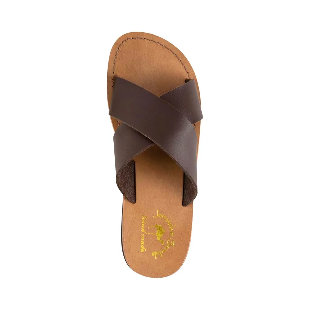 Elan Vegan - Leather Alternative Sandal | Brown