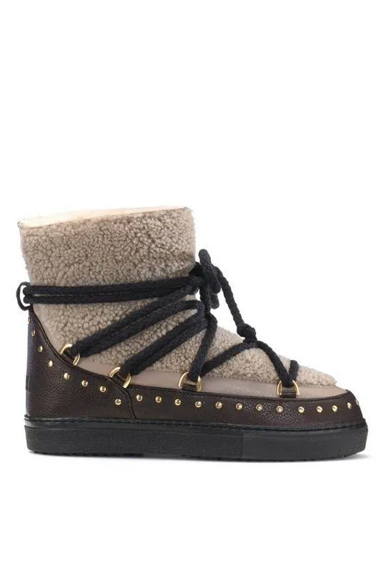 Inuikii Curly Rock Sneaker Boot - Taupe
