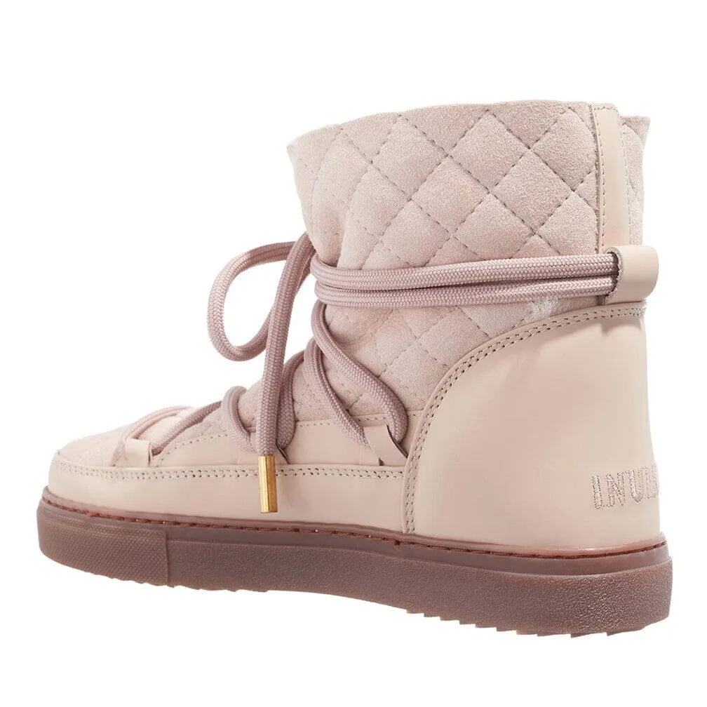 Inuikii Quilted Classic Sneaker Boot - Cream