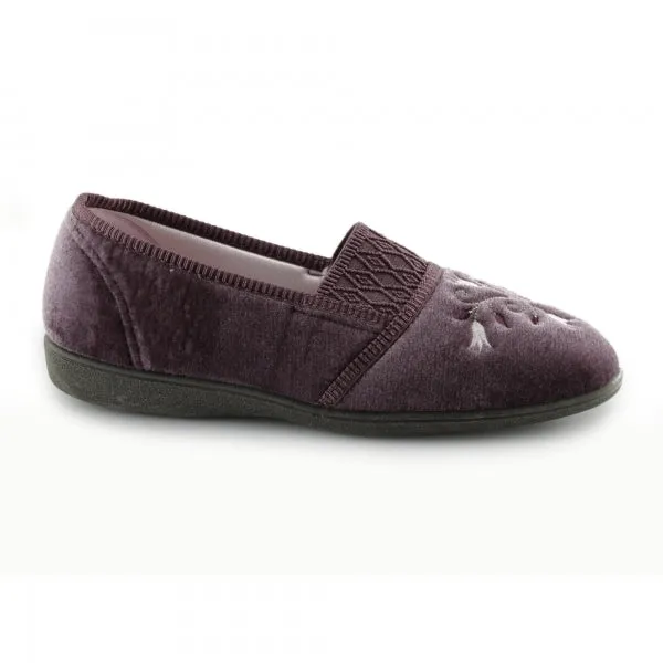 Ladies Slipper by Sleepers Inez in Heather LS792M
