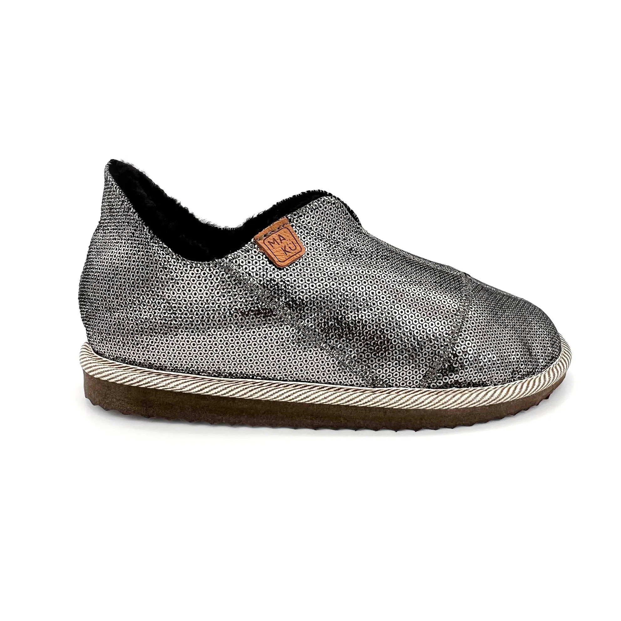 MERDANA SEQUIN BLACK / Limited edition slippers