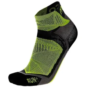 Mico X-Light Men X-Performance Run Ankle Sock Black/Yellow L