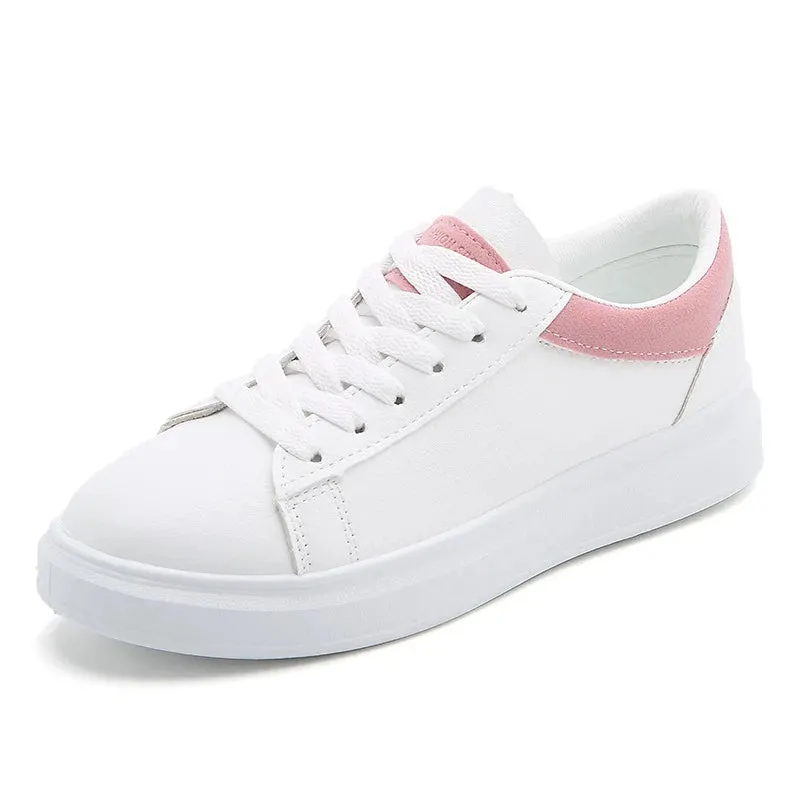Modern and Trendy White Sneakers