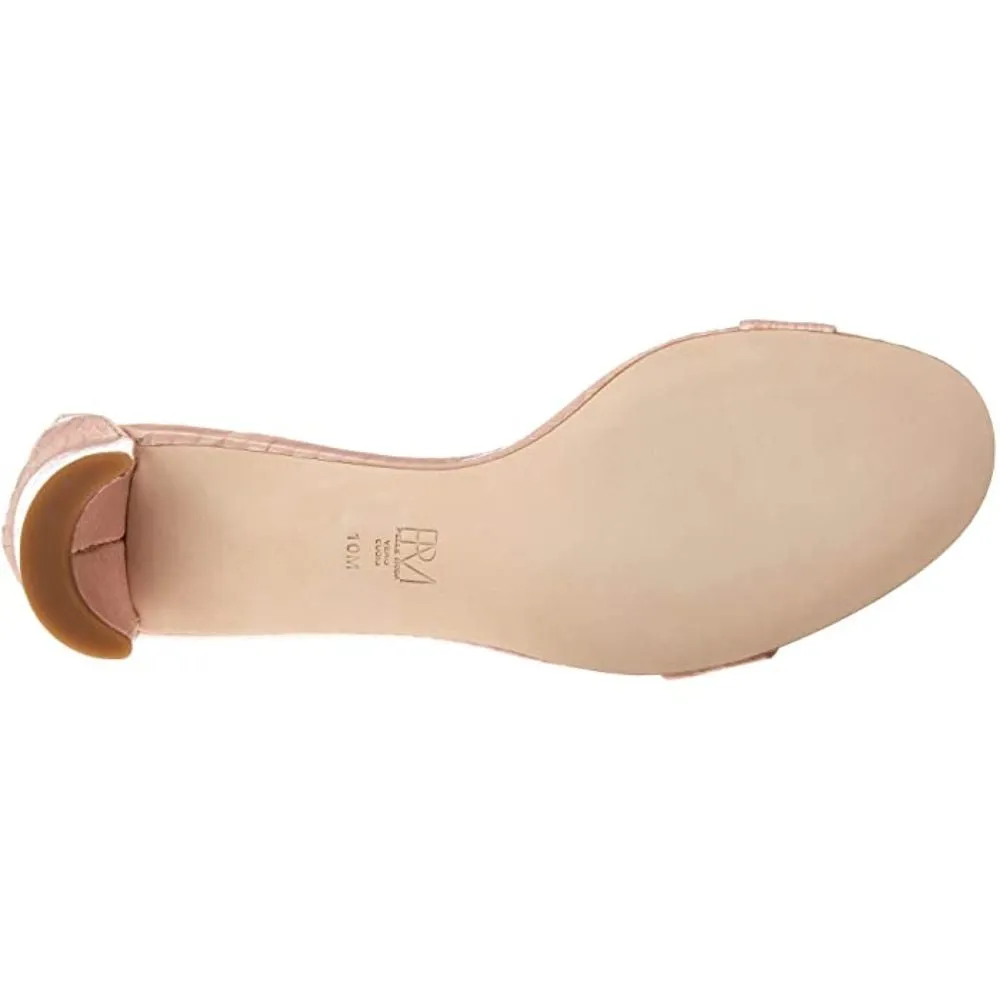 Monroe Snake Rose Leather Pelle Moda Sandals
