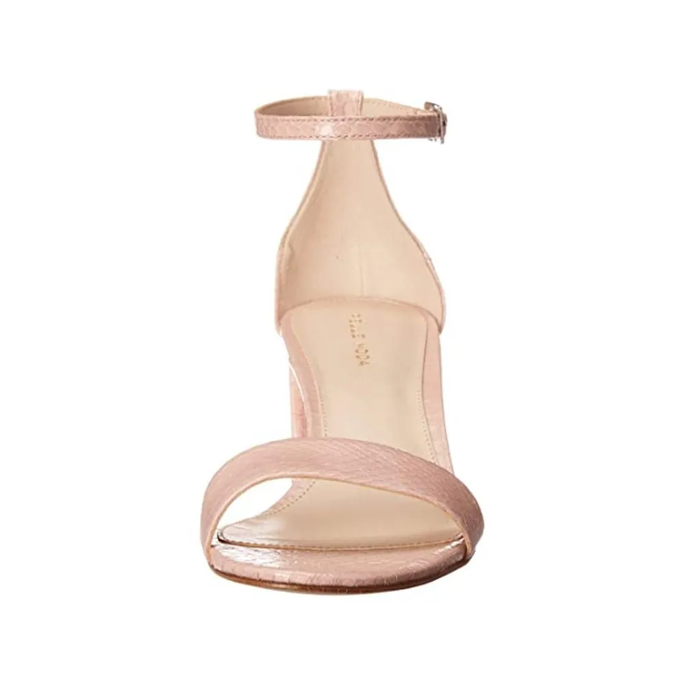 Monroe Snake Rose Leather Pelle Moda Sandals