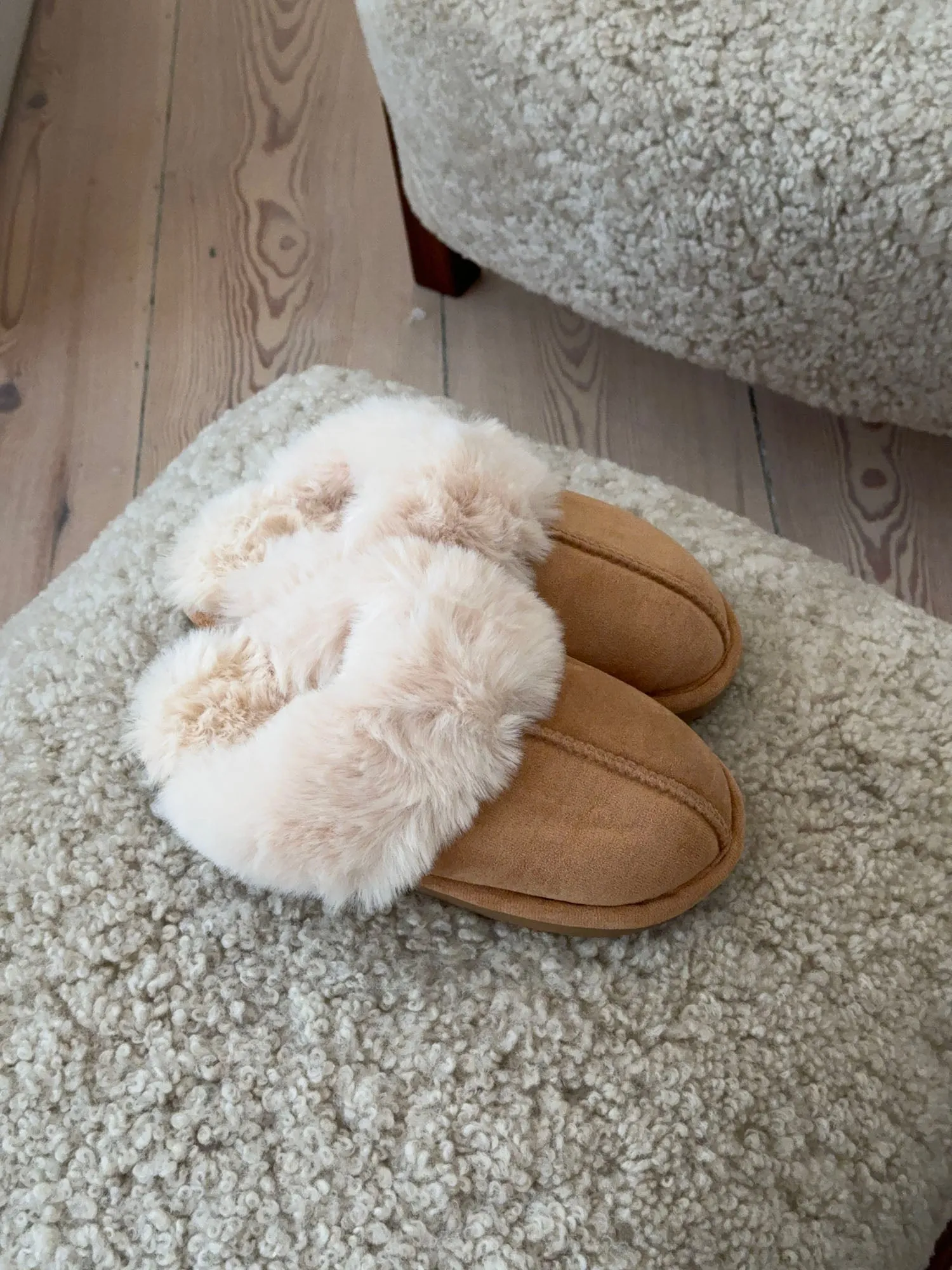 Moroni slippers - light brown