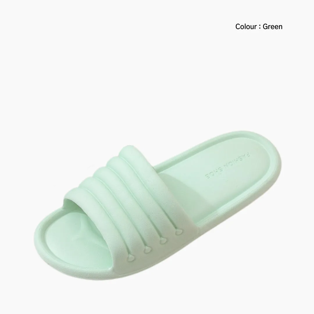 Non-Slip Sole, Round Toe : Indoor Slippers for Women