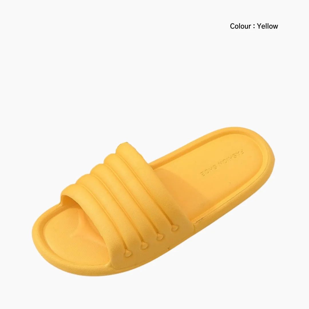 Non-Slip Sole, Round Toe : Indoor Slippers for Women