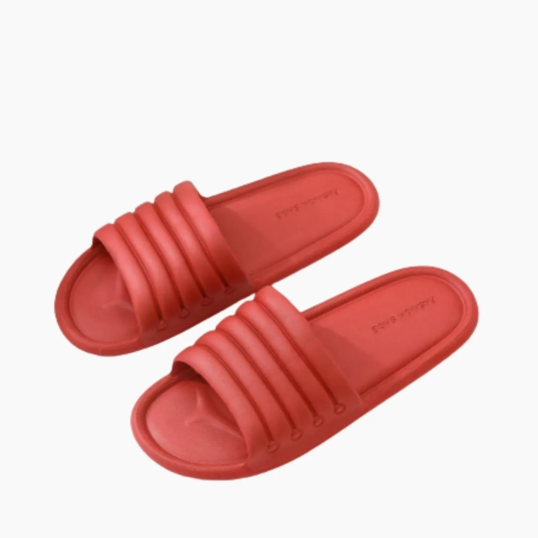 Non-Slip Sole, Round Toe : Indoor Slippers for Women