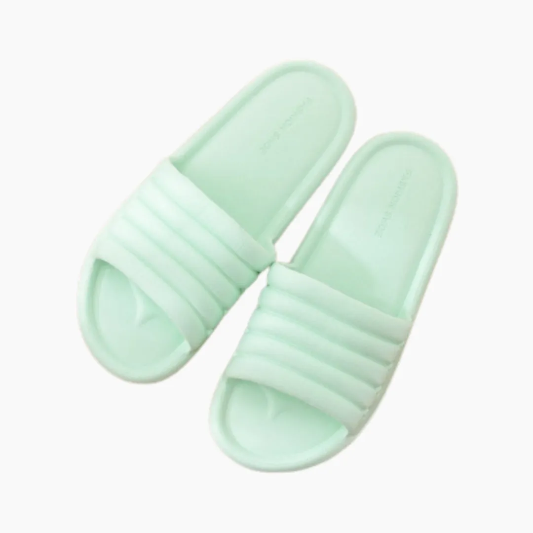 Non-Slip Sole, Round Toe : Indoor Slippers for Women
