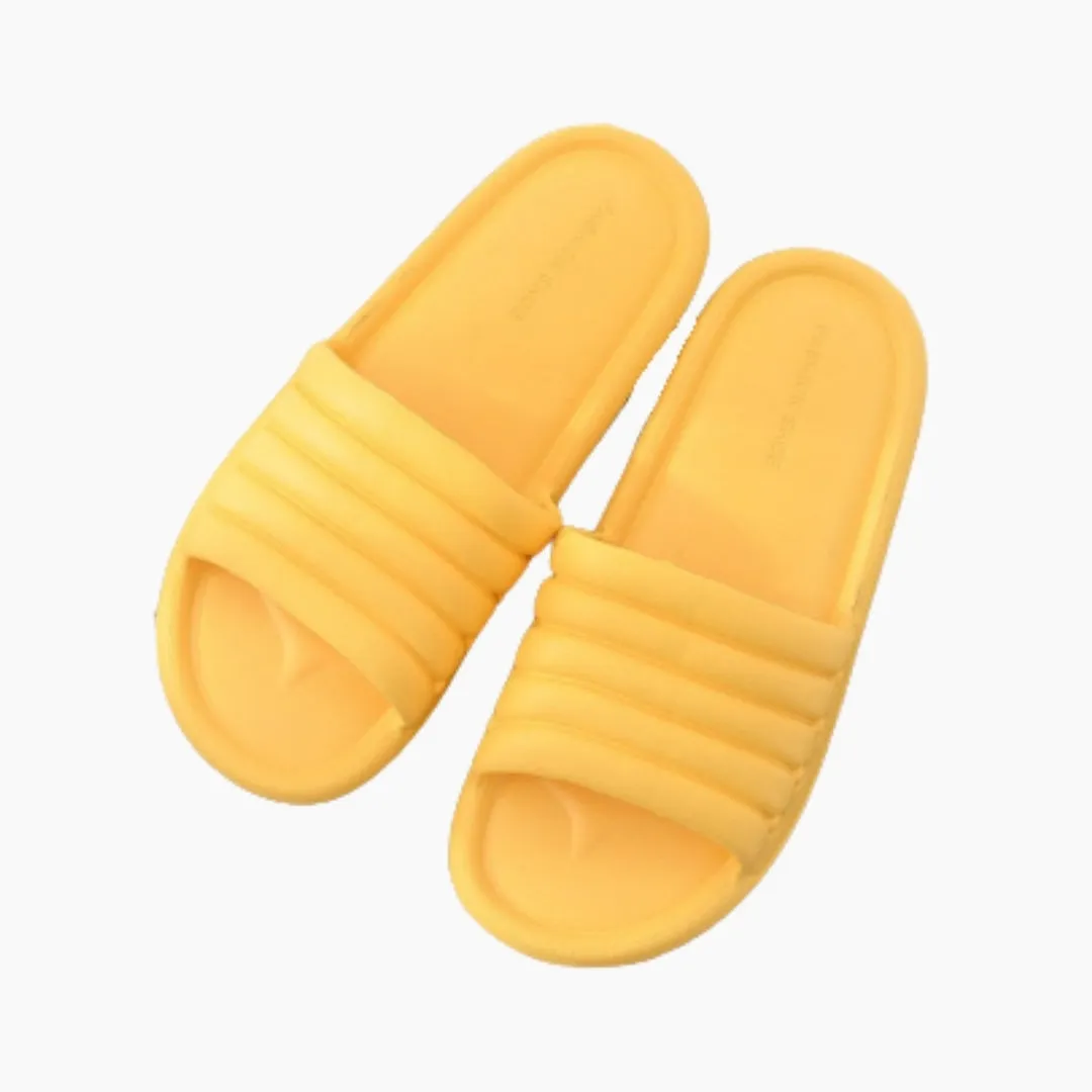 Non-Slip Sole, Round Toe : Indoor Slippers for Women