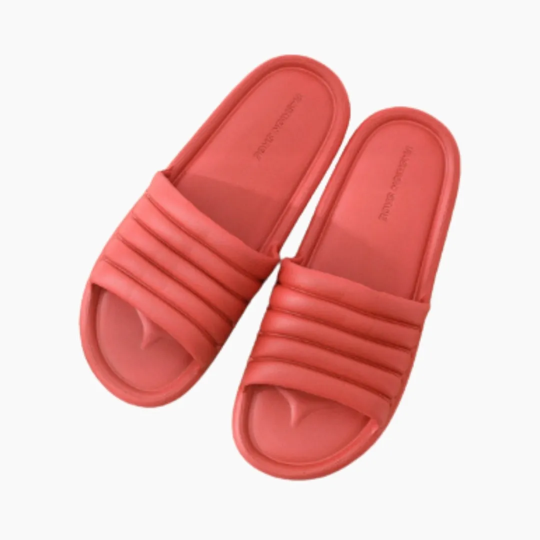 Non-Slip Sole, Round Toe : Indoor Slippers for Women