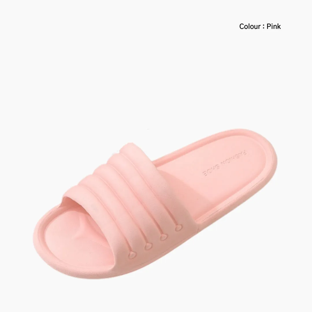 Non-Slip Sole, Round Toe : Indoor Slippers for Women