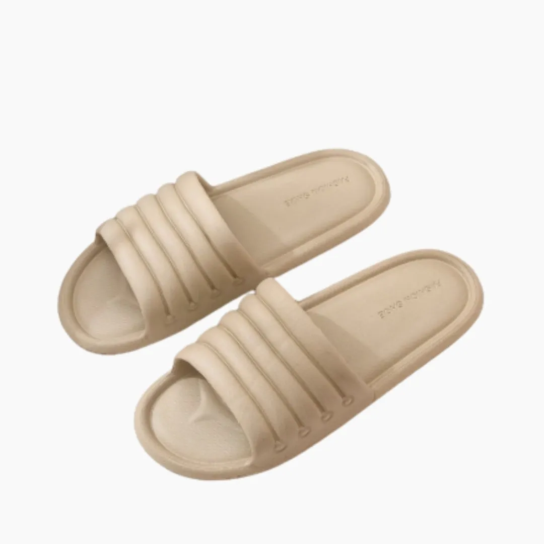 Non-Slip Sole, Round Toe : Indoor Slippers for Women