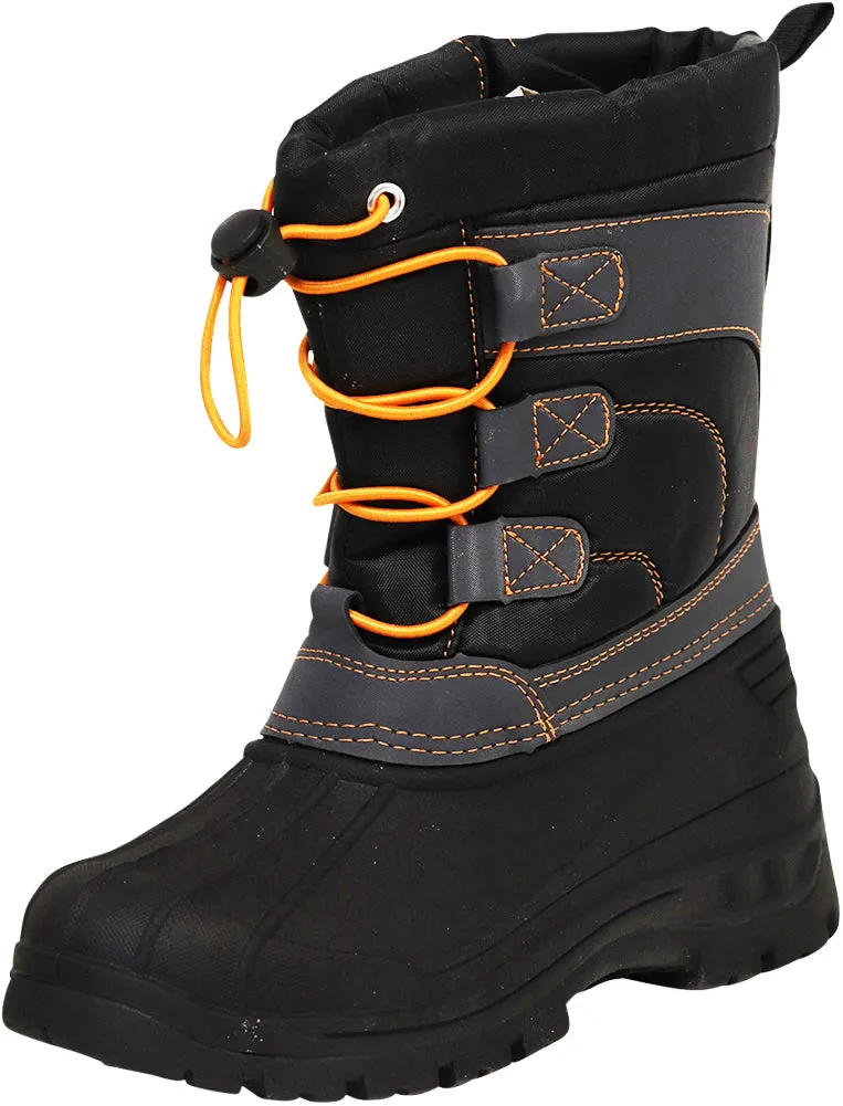 Norty Lightweight Fleece Lined Snow Boots for Toddler Boy's Girl's Unisex